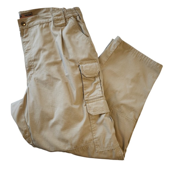 5.11 Tactical Other - 5.11 Tactical Mens 42x30 Taclite Pro Cargo Pants Khaki Tan Ripstop  Workwear